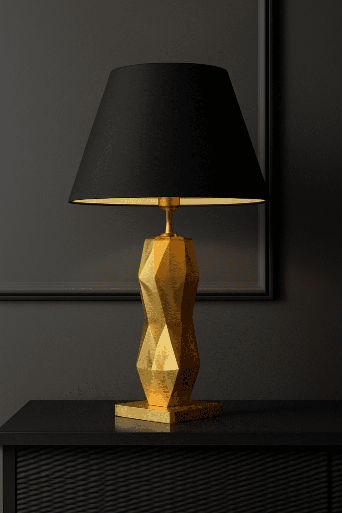 Azarakhsh lampshade-gold
